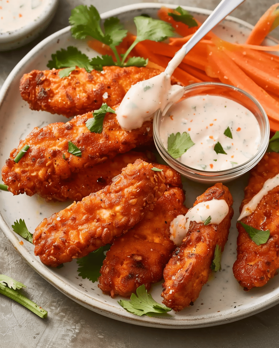 Buffalo Tempeh Tenders