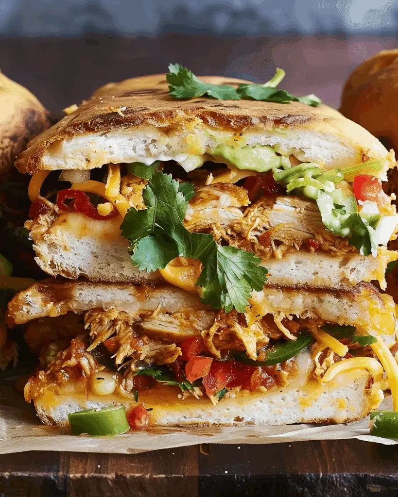 Chicken Taco Torta
