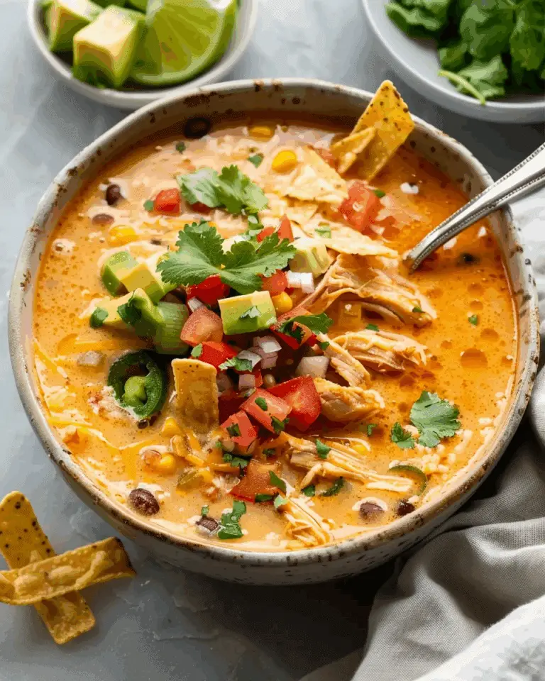Creamy Chicken Tortilla Soup