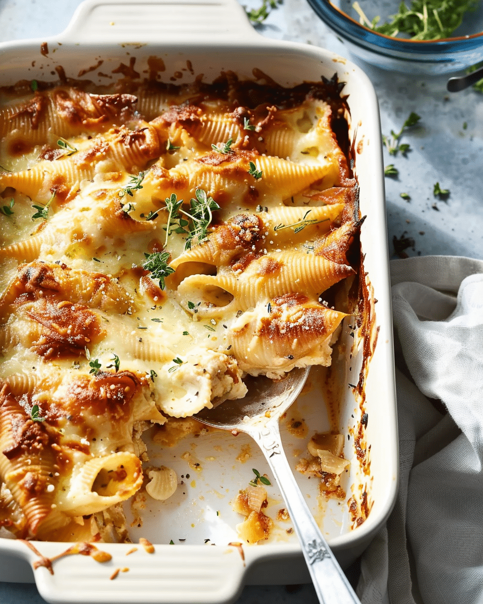 French Onion Stuffed Shells