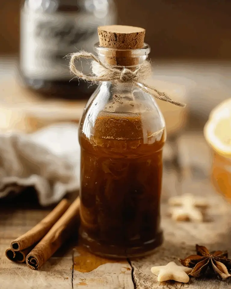 Homemade Gingerbread Syrup