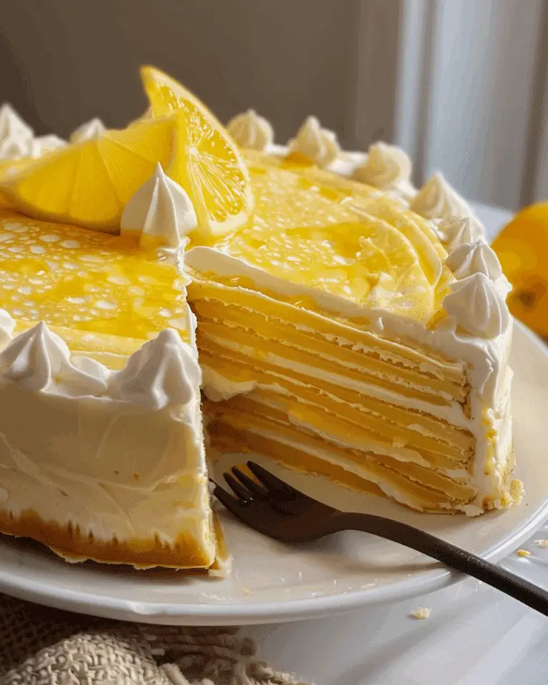 Lemon Crepe Cake