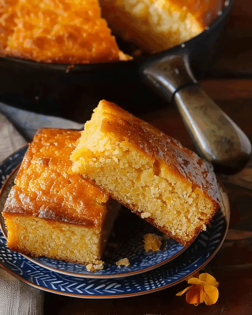 Moist and Tender Brown Butter Cornbread