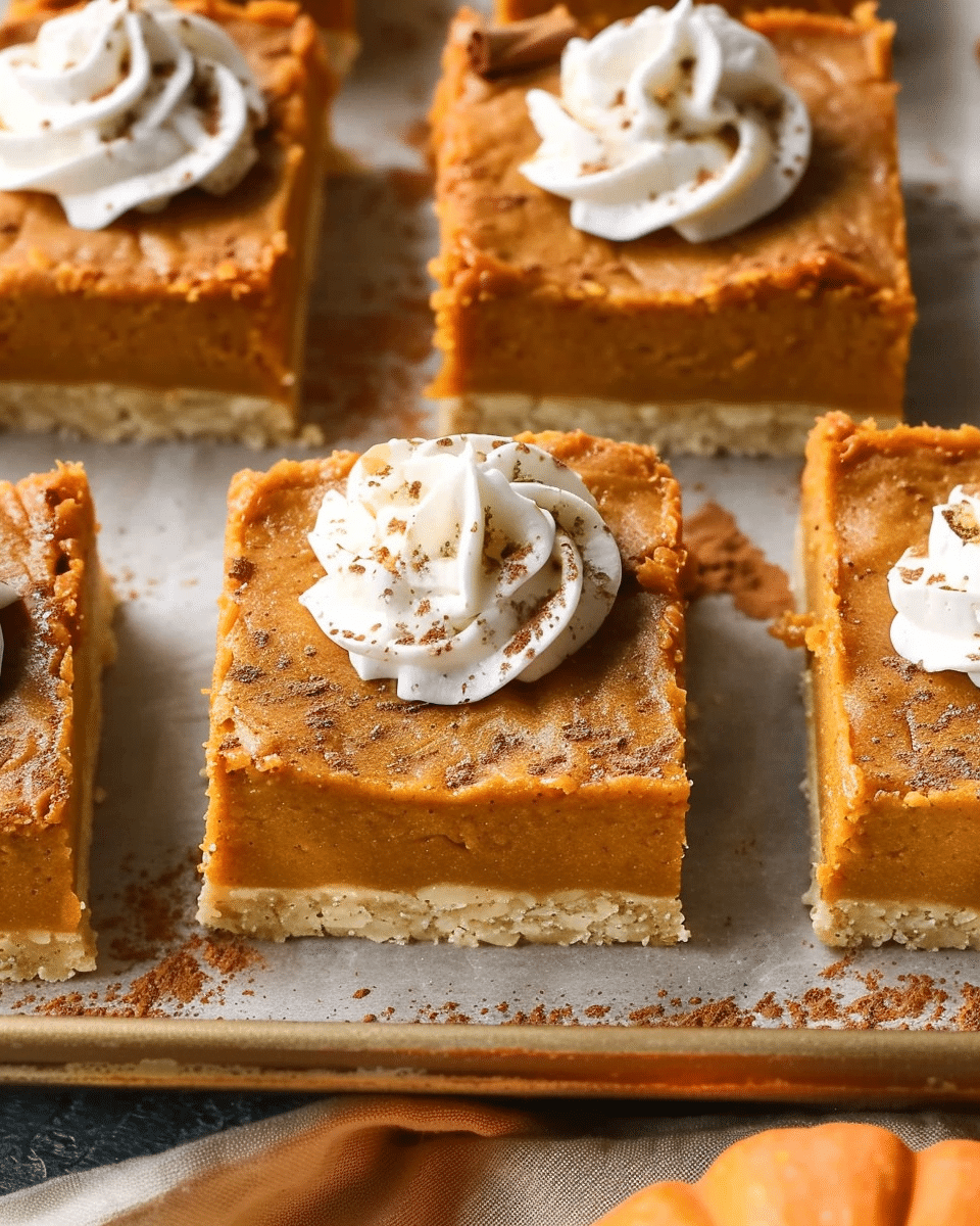 Pumpkin Chai Latte Bars