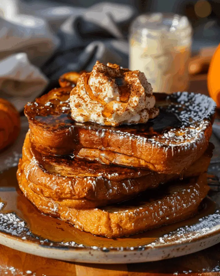 Pumpkin Spice French Toast with Whipped Cinnamon-Maple Butter