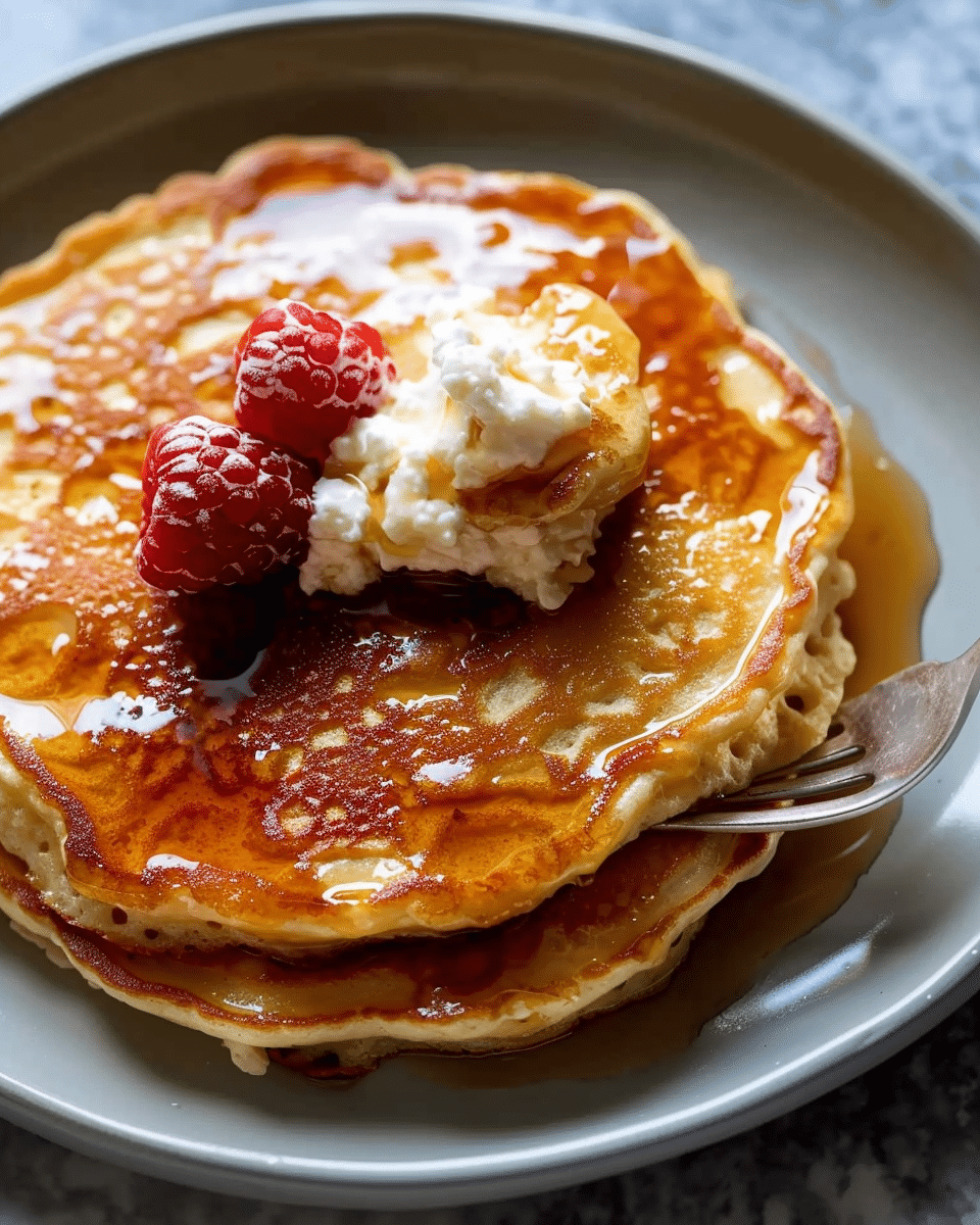 Single Serve Cottage Cheese Pancake
