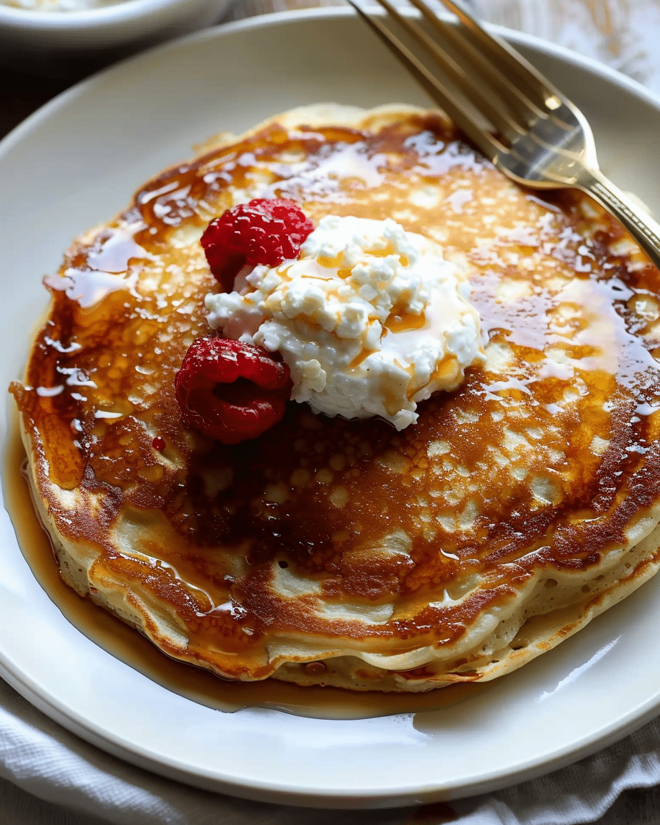 Single Serve Cottage Cheese Pancake