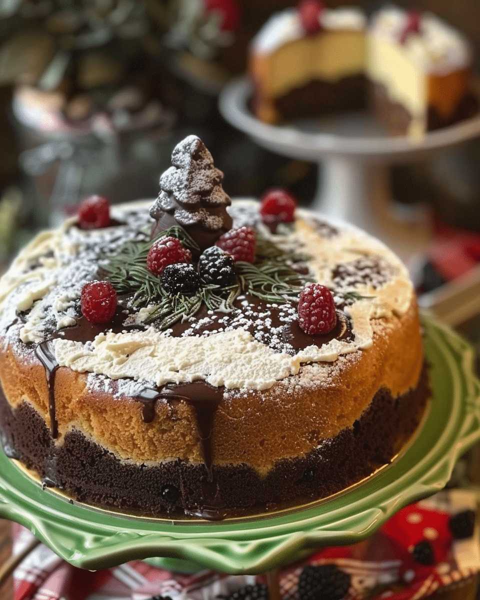The Vicar of Dibley Puddle Chaos Cake