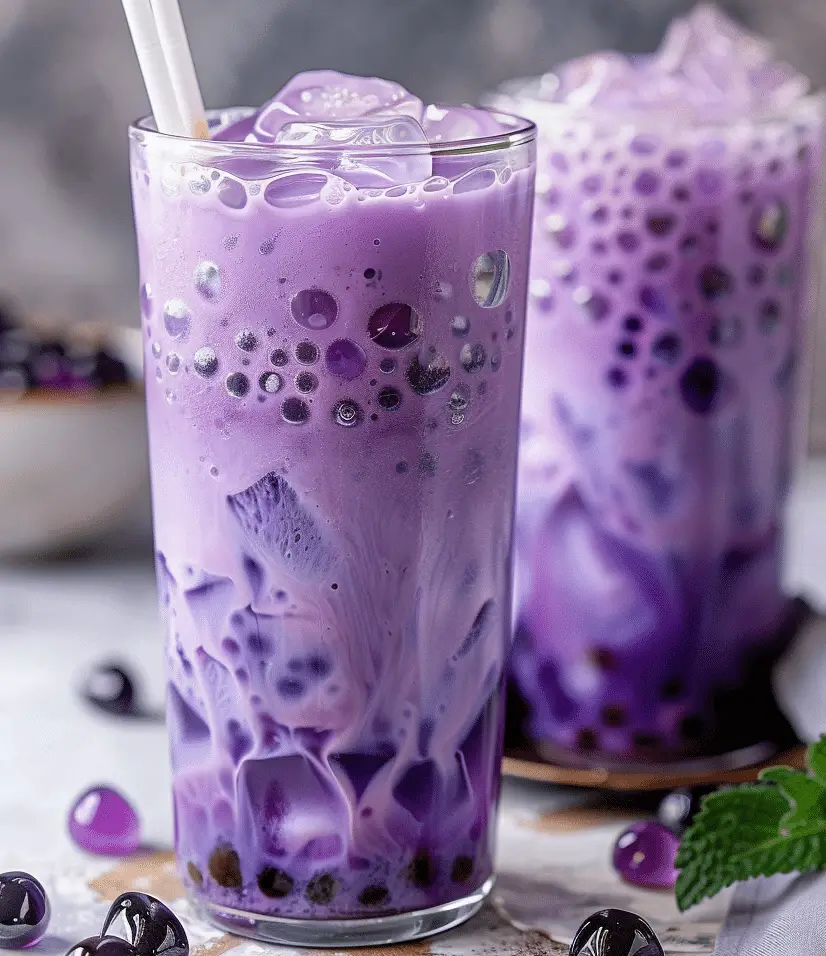 Ube Milk Tea (Ube Bubble Tea)