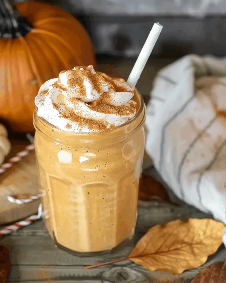 Super Creamy Vanilla Pumpkin Protein Smoothie