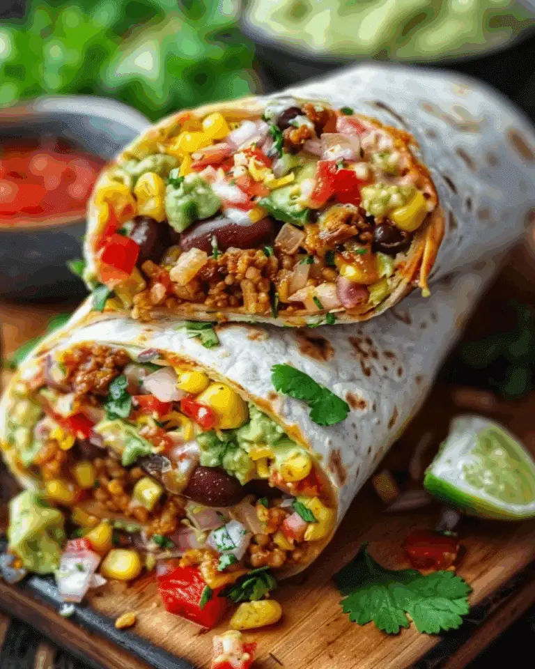 10-Minute Vegan Burrito Wraps