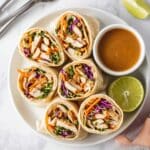 Peanut Chicken Wraps Recipe