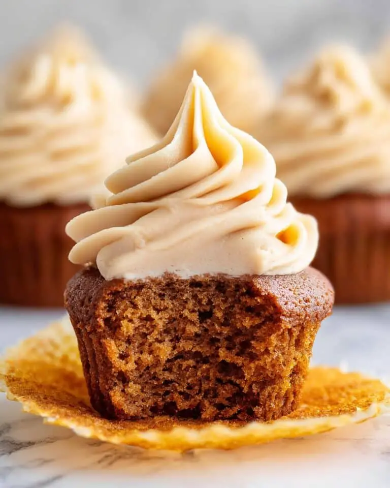 Pumpkin Spice Cupcakes with Maple Cream Cheese Frosting Recipe