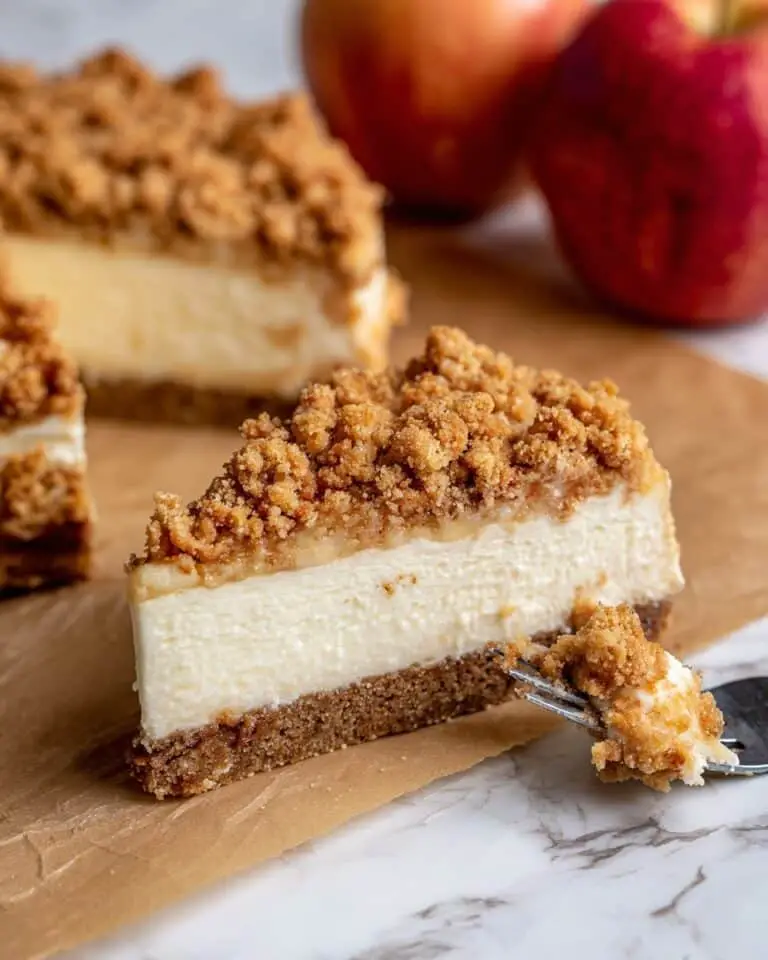 Apple Crumble Cheesecake Recipe