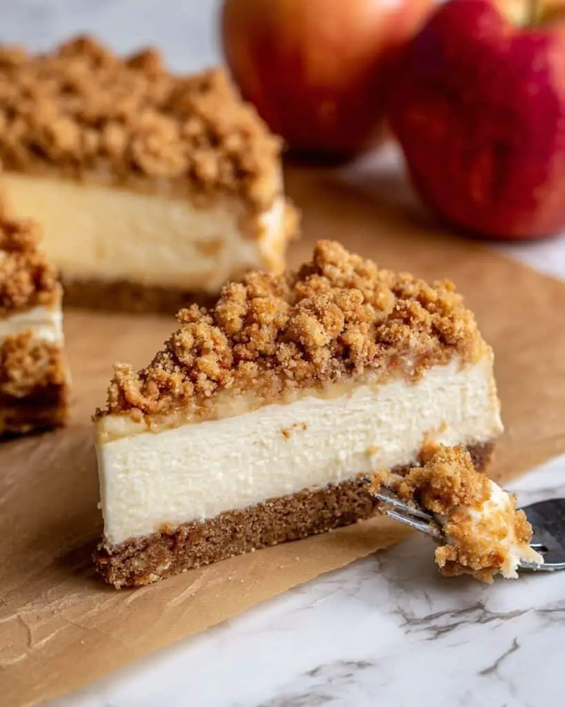 Apple Crumble Cheesecake Recipe