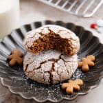 Gingerbread Crinkle Cookies Recipe