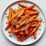 Roasted Carrots with Garlic Powder and Parsley Recipe