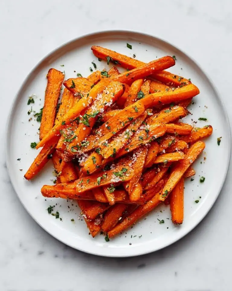 Roasted Carrots with Garlic Powder and Parsley Recipe