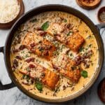 Marry Me Salmon with Creamy Sun-Dried Tomato Sauce Recipe