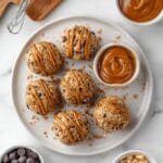 Biscoff Protein Balls with Oats, Nuts, and Chocolate Chips Recipe