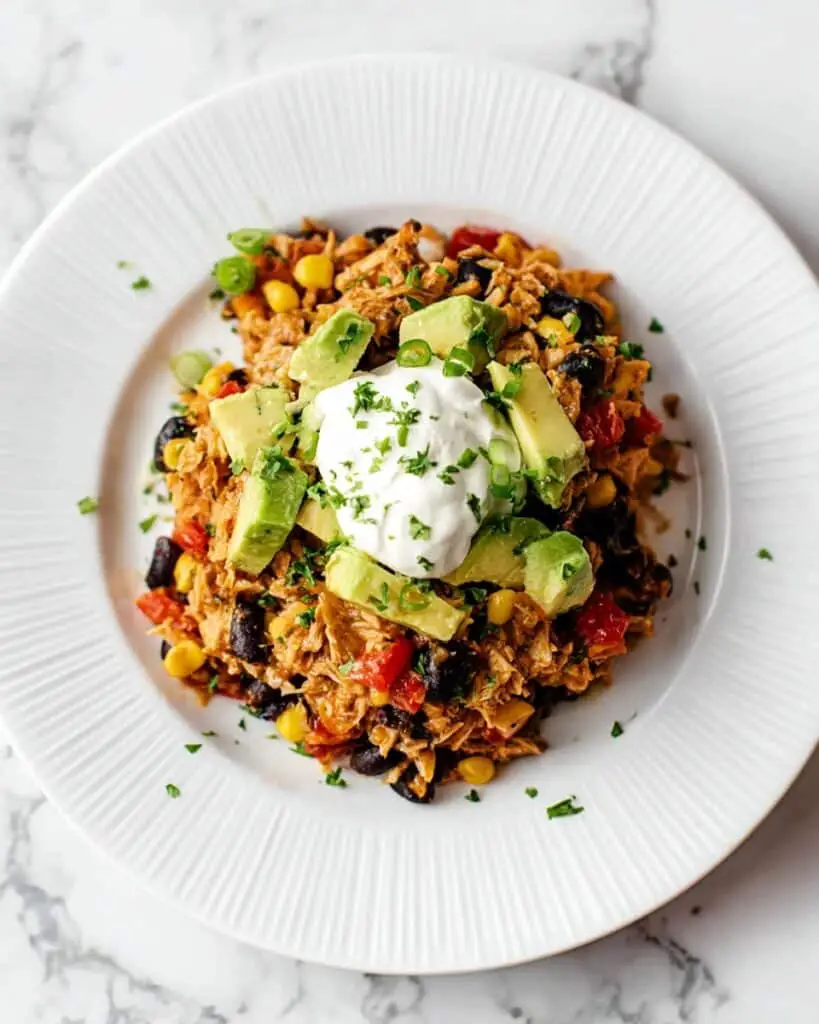 Easy Chicken Burrito Casserole Recipe