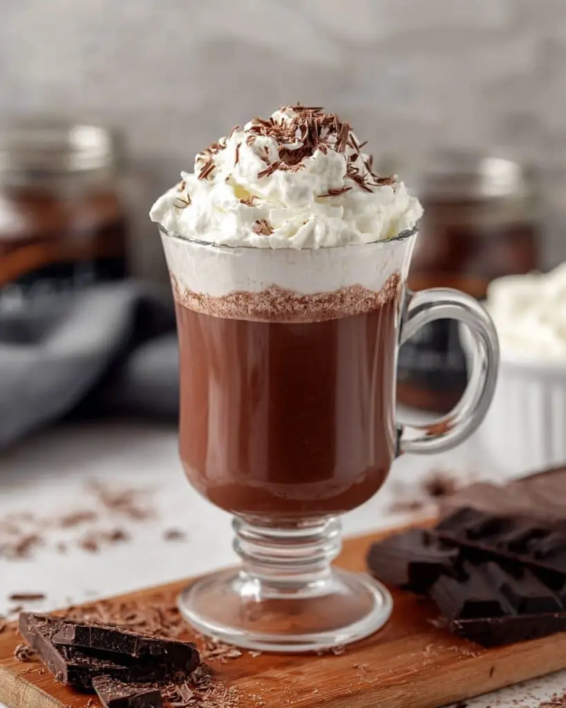 Tini’s Hot Chocolate with Peppermint Whipped Cream Recipe