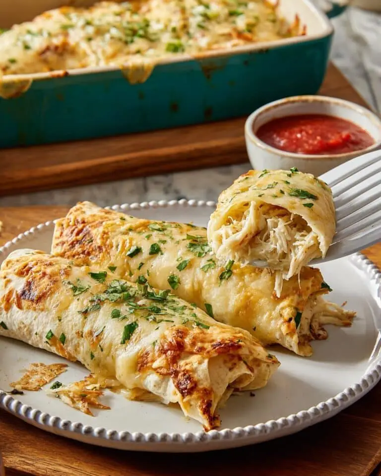 White Chicken Enchiladas Recipe