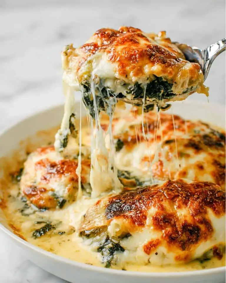 Creamy Spinach Chicken Bake Recipe