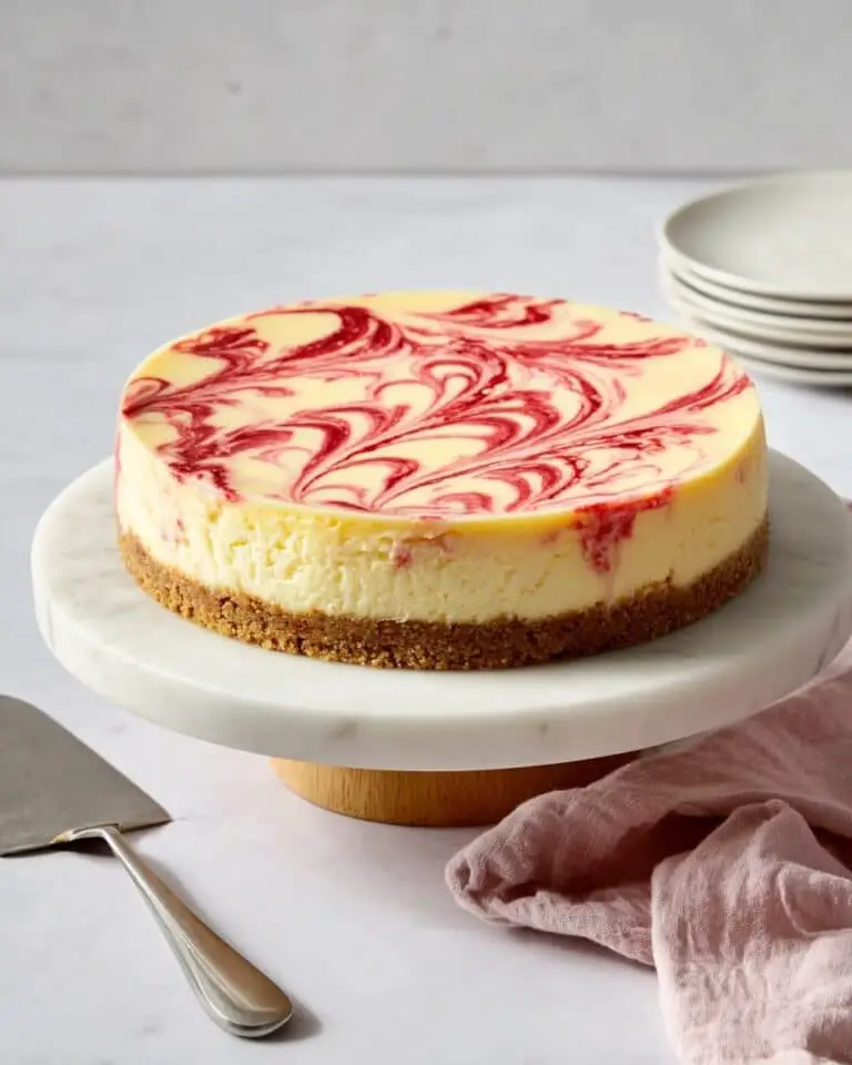 Raspberry-Swirl Cheesecake Recipe