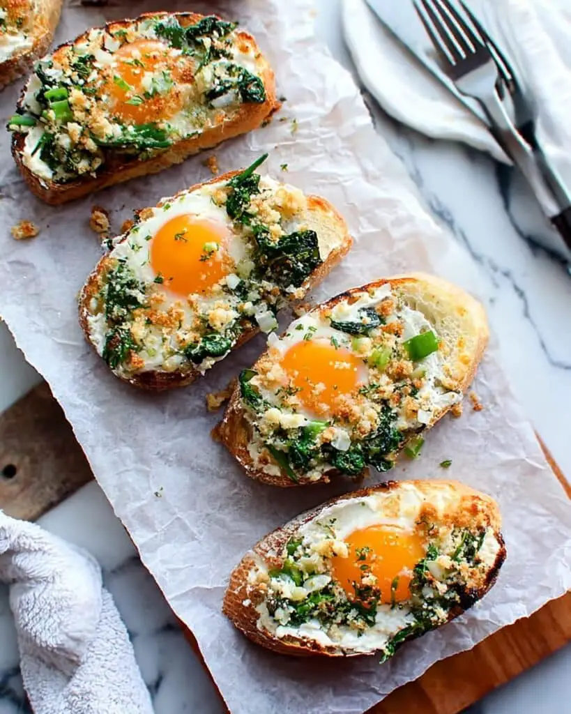 Healthy Veggie Stuffed Baked Egg Boats {Gluten Free} Recipe
