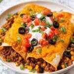Easy Ground Beef Enchiladas Recipe
