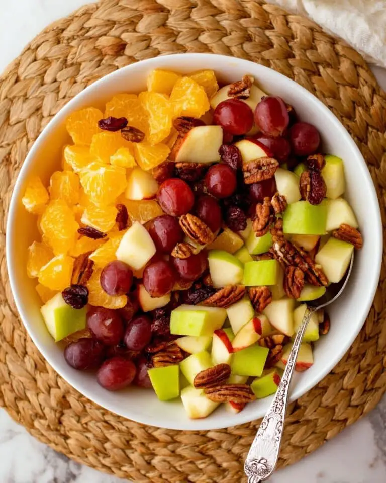 Fall Fruit Salad with Spiced Orange Dressing Recipe