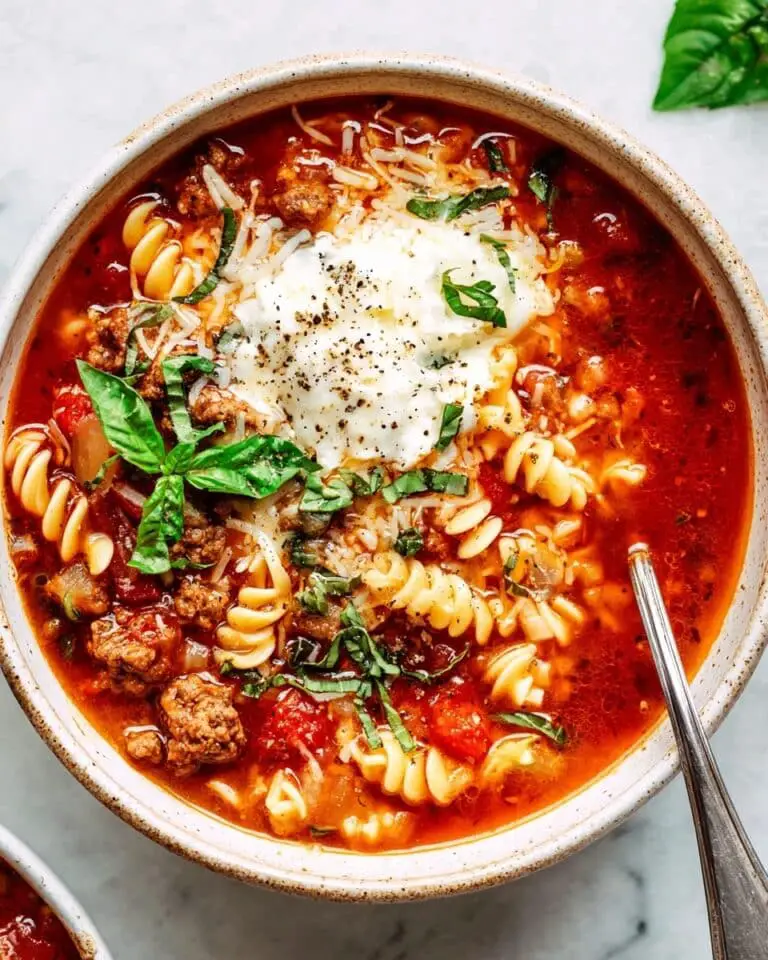 Easy Lasagna Soup Recipe