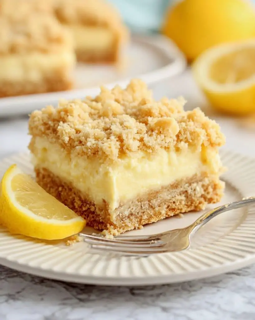 Easy Lemon Crumb Bars Recipe