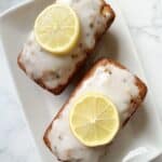 Lavender Lemon Bread with Lemon Drizzle Glaze Recipe