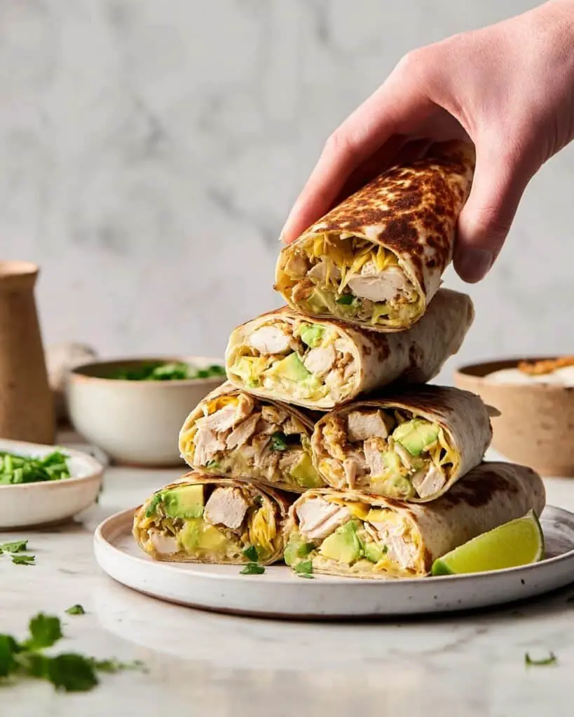 Crispy Chicken Avocado Wraps Recipe