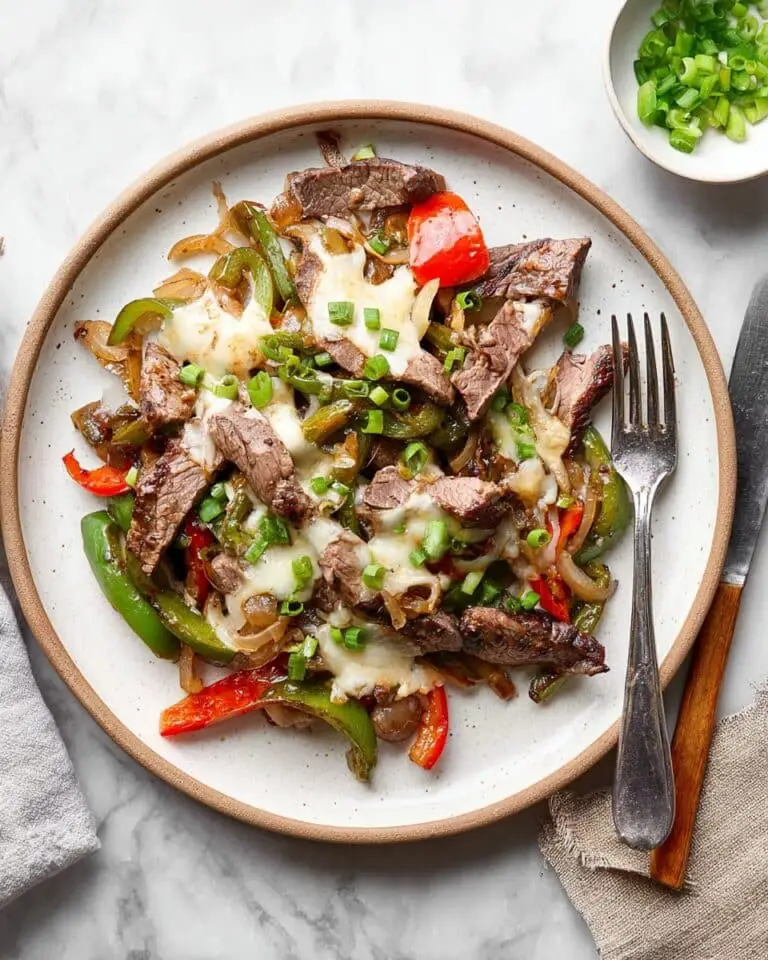 Philly Cheesesteak Skillet Recipe