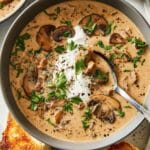 Hungarian Mushroom Soup with Dill, Thyme, and Paprika Recipe
