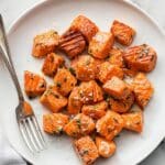 Air Fryer Salmon Bites with Lemon Garlic Butter Recipe