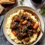 Cider Braised Short Ribs with Caramelized Onions Recipe