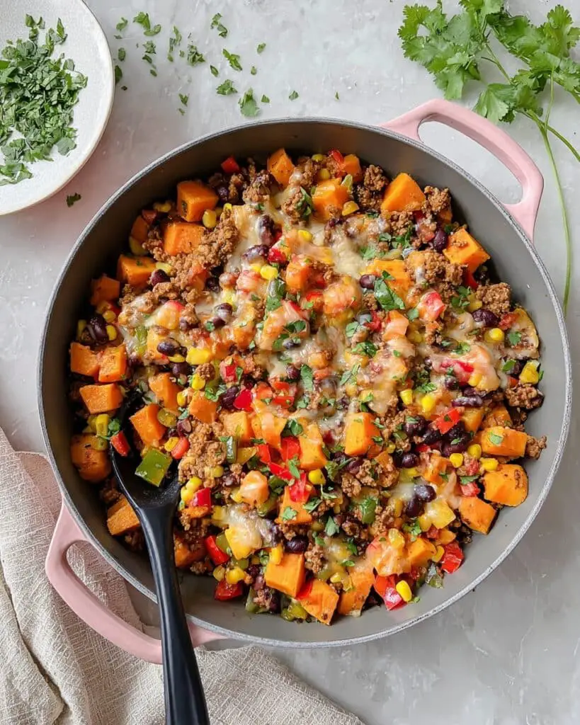 Ground Turkey Sweet Potato Skillet Recipe