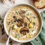 Creamy Mushroom and Potato Soup Recipe