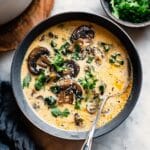 Creamy Vegan Mushroom Soup Recipe