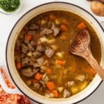 Fall Apple Cider Stew over Mashed Potatoes Recipe