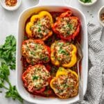 Ground Beef Stuffed Peppers (Hearty & Easy!) Recipe