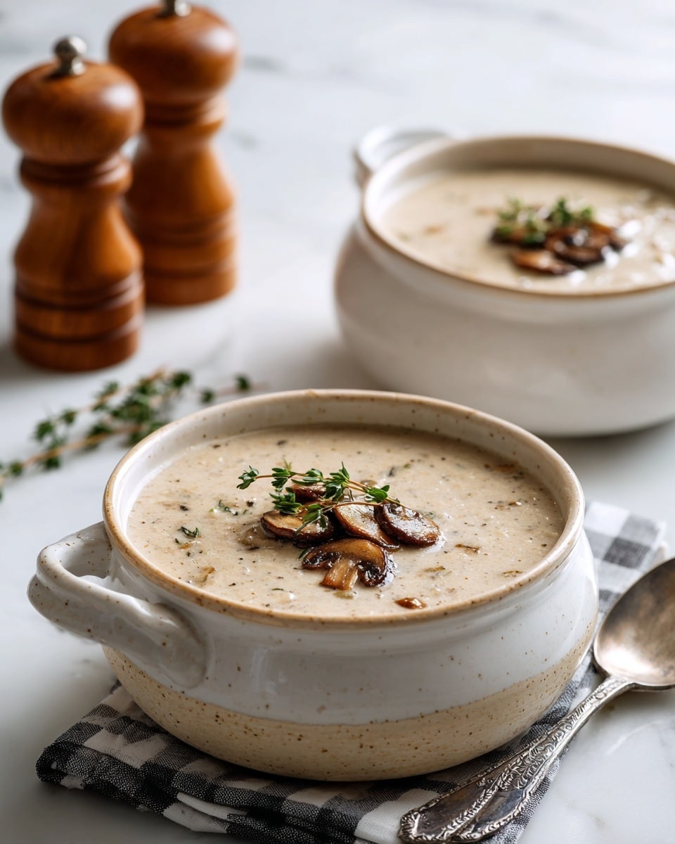 Homemade Cream of Mushroom Soup Recipe