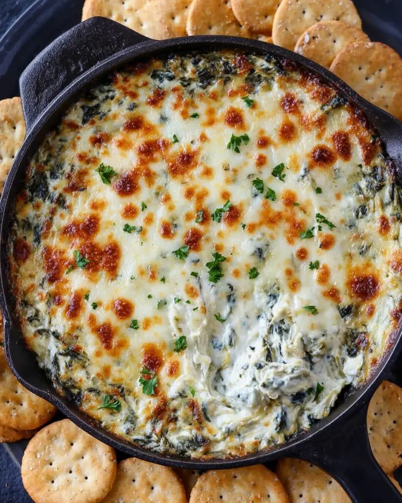 Crazy Easy Spinach Artichoke Dip Recipe