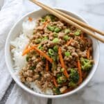 Ground Turkey Teriyaki Rice Bowl Recipe
