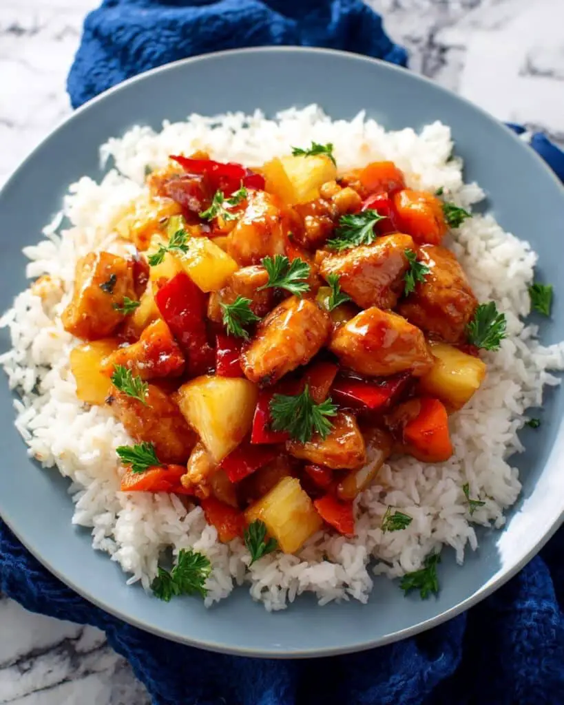 Sheet Pan Hawaiian Chicken Recipe