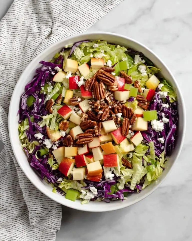Apple Pecan Salad with Maple-Toast Pecans and Cranberries Recipe